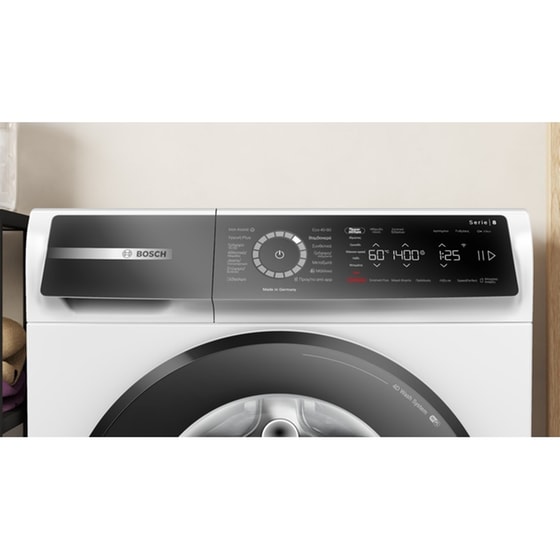 BOSCH WGB24409GR 9 kg 1.400 Στροφές Λευκό με Wi-Fi Πλυντήριο Ρούχων image 3