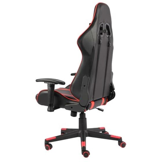 Καρέκλα Gaming Γραφείου VidaXL 20481 από Τεχνητό Δέρμα - Κόκκινη image 4