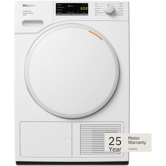 MIELE TSA523WP 8 kg με Αντλία Θερμότητας Λευκό Στεγνωτήριο Ρούχων image 0