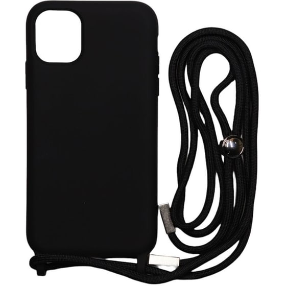 Θήκη Apple iPhone 12/12 Pro - Technovo Silicone Case Lace - Μαύρη image 0