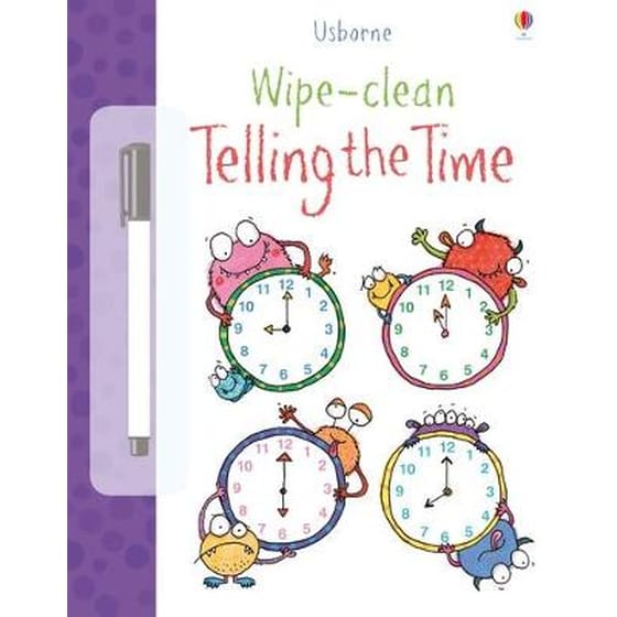 Wipe-clean Telling the Time image 0