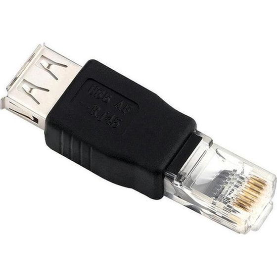 Αντάπτορας Powertech RJ-45 Male σε USB-A Female image 0
