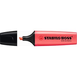 Μαρκαδόροι Υπογράμμισης Stabilo Boss 70/40 Κοραλί (10 Τεμάχια)