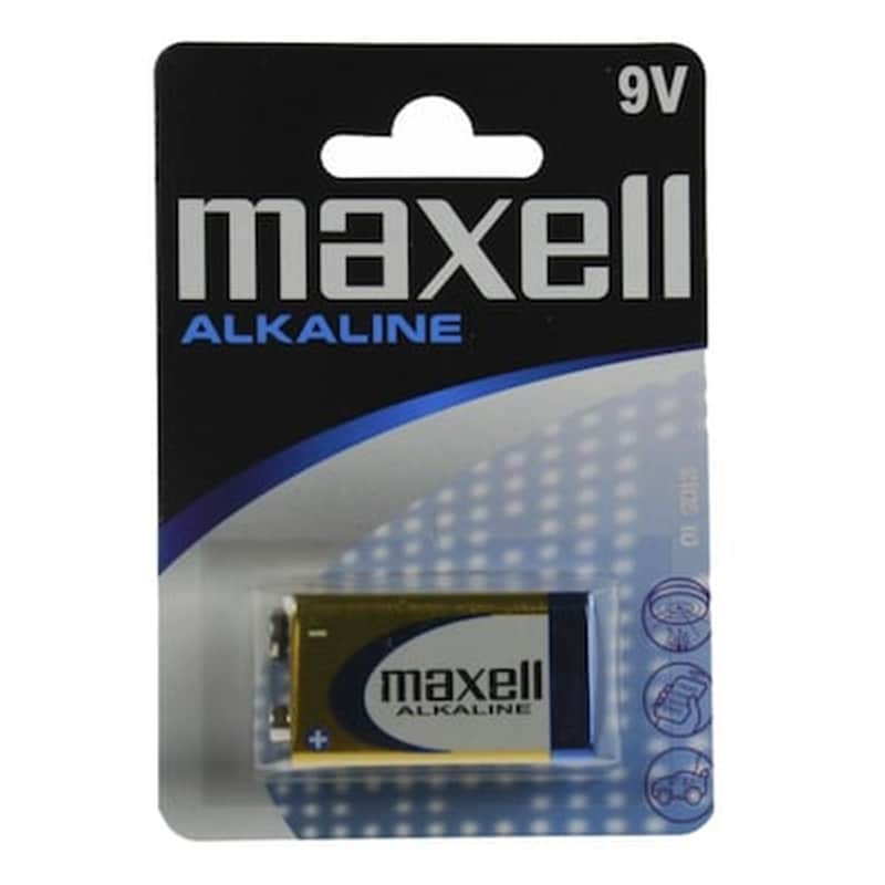Maxell Αλκαλική Μπαταρία 9V 1τμχ (9017593) (MAX9017593)