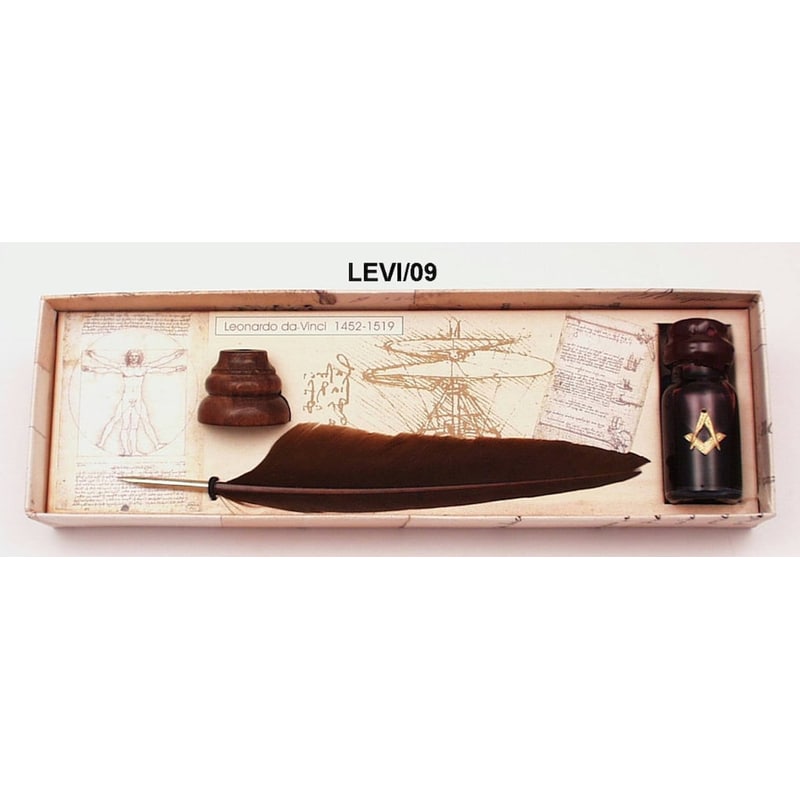 FRANCESCO RUBINATO Πένα Κονδυλοφόρος Φτερό Da Vinci Francesco Rubinato Levi-09