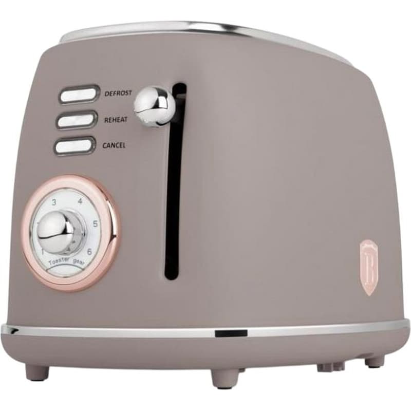 BERLINGER HAUS BH-9518 2 Θέσεων 850W Taupe Φρυγανιέρα