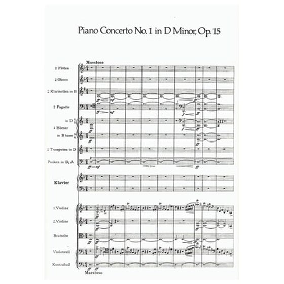 Βιβλίο Για Σύνολα Dover Publications Brahms - Complete Concerti [full Score] image 3