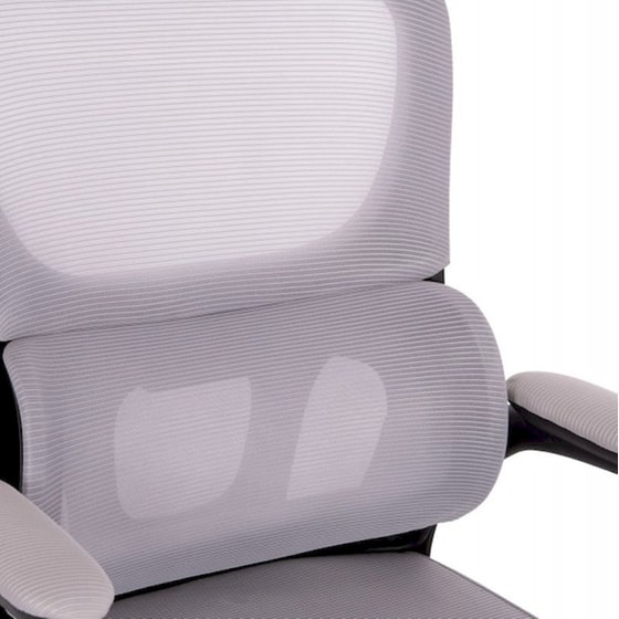 Καρέκλα Γραφείου 24Mall Base από Ύφασμα Mesh - Γκρι/Μαύρο image 5