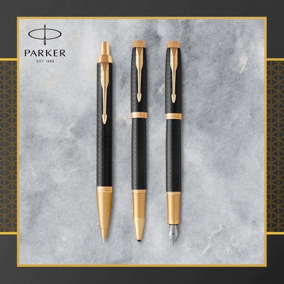 Στυλό&nbsp;Διαρκείας&nbsp;Parker&nbsp;Ι.&nbsp;Μ.&nbsp;Premium&nbsp;GT Black&nbsp;Gold image 7