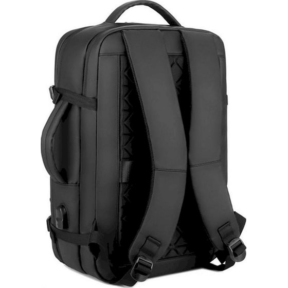 Τσάντα Πλάτης Amber με Θήκη Laptop 15.6'' AΜ2025 23 lt - Μαύρο image 3