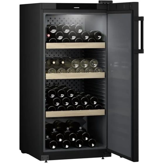LIEBHERR WSbl 4201 GrandCru για 141 Μπουκάλια Μαύρο Συντηρητής Κρασιών image 1