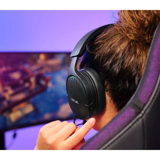 Ακουστικά Κεφαλής Trust GXT491 Fayzo - Μαύρα image 9