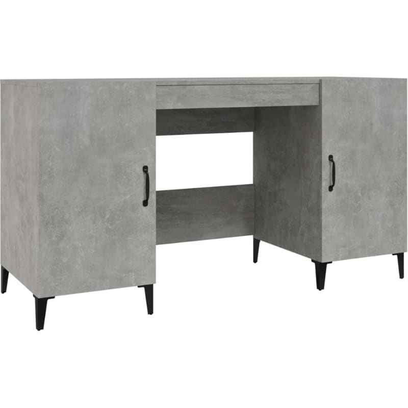 Γραφείο VidaXL από Επεξεργασμένο Ξύλο 140x50x75 cm - Γκρι Σκυροδέματος