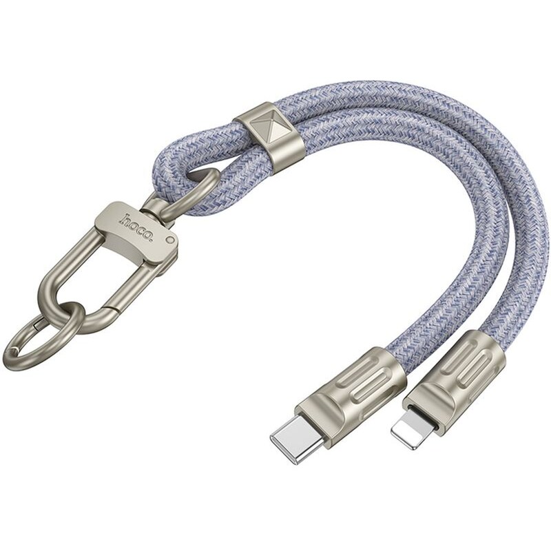 Καλώδιο Φόρτισης Hoco USB-C σε Lightning 22cm - Blue