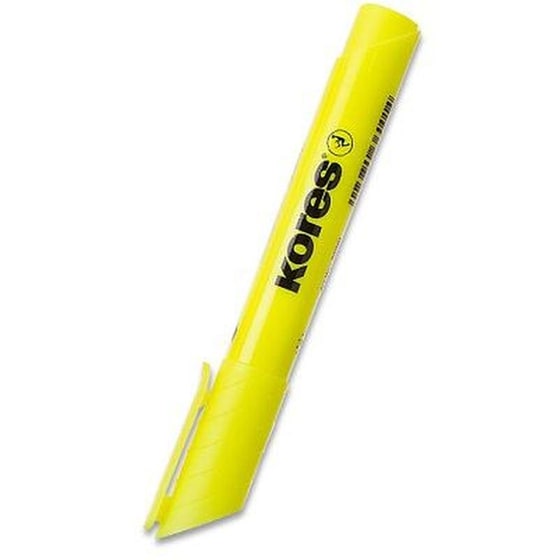 Μαρκαδόρος Υπογράμμισης Kores Neon 3-5mm Κίτρινο image 1