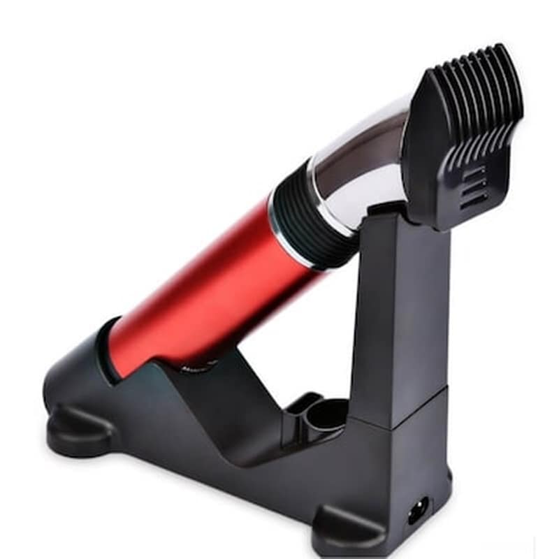 KEMEI KΜ-610 Κουρευτική Μηχανή Επαναφορτιζόμενη Κόκκινο KEMEI