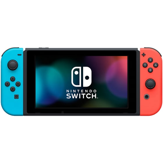 Nintendo Switch 2019 Neon Blue/Neon Red & Kirby's Return to Dream Land Deluxe image 2