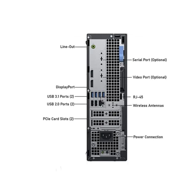 Refurbished Desktop Dell 5060 SFF (Intel Core i5-8400/8GB/256GB SSD/HD Graphics/Win11Home)|Grade A image 1