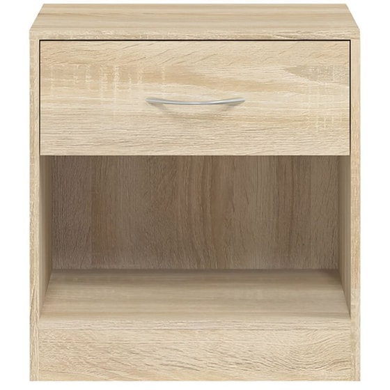 Κομοδίνο Vidaxl Από Μοριοσανίδα 2τμχ 36.5x30.5x38 cm - Δρύς image 3