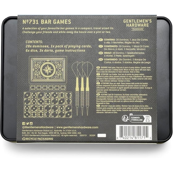 Bar Games in Tin Gentlemen's Hardware image 3