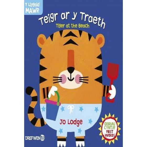 Cyfres y Llygaid Mawr: Teigr ar y Traeth / Tiger at the Beach image 0