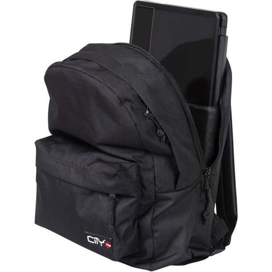 Τσάντα Πλάτης City Double Πολλών Θηκών Μαύρο image 2