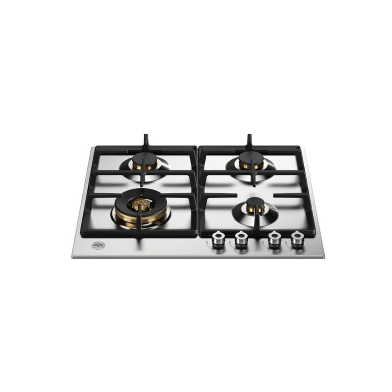 LA GERMANIA BERTAZZONI P604LPROX(GN) 60cm Inox Εντοιχιζόμενη Εστία Φυσικού Αερίου