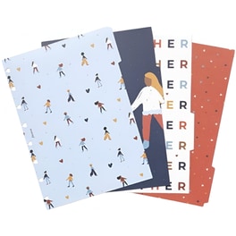 Διαχωριστικά για Σημειωματάριο Filofax A5 Together (1 Τεμάχιο)