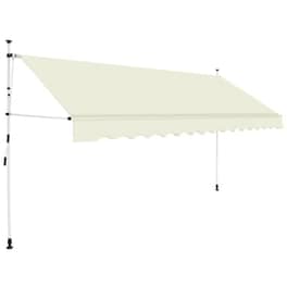 Τέντα Vidaxl Συρόμενη Χειροκίνητη 350cm - Κρεμ