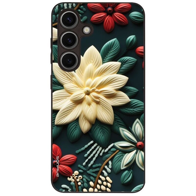 Θήκη Samsung Galaxy S24 - Sonique 3D Flower Series - Green