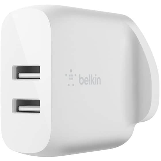 Φορτιστής Belkin WCB002 USB-A σε USB-A 12W - Λευκό image 1