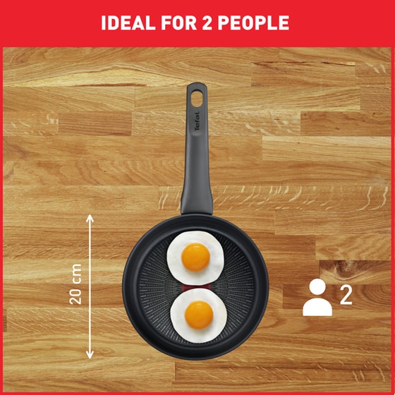 Αντικολλητικό Τηγάνι TEFAL E24902 Robusto από Χυτό Αλουμίνιο - 20 cm image 4
