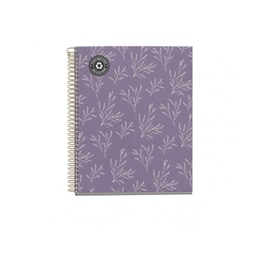 Τετράδιο Ριγέ Σπιράλ Α5 120Φ Lilac Garden Miquelrius