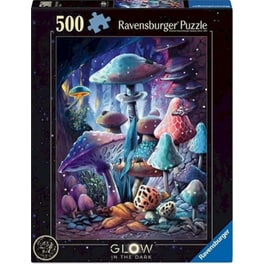 Παζλ Φωσφοριζέ Ravensburger Μανιτάρια Glow In The Dark (500 Κομμάτια)