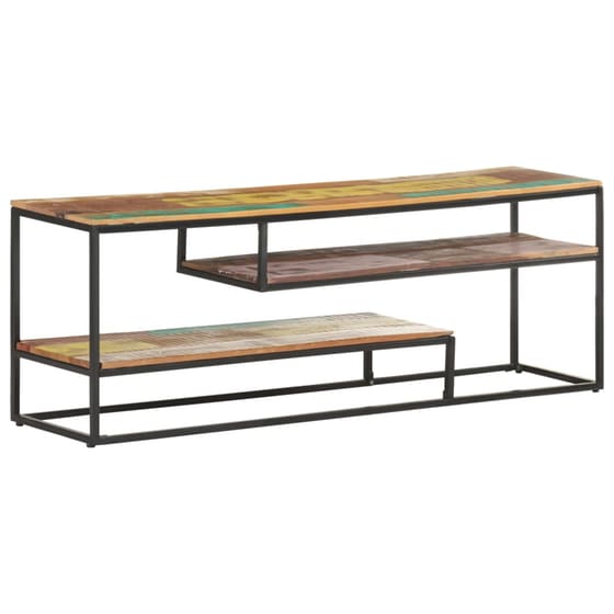 Έπιπλο Τηλεόρασης VidaXL Ξύλινο/Μεταλλικό 130x30x45cm - Kαφέ image 10