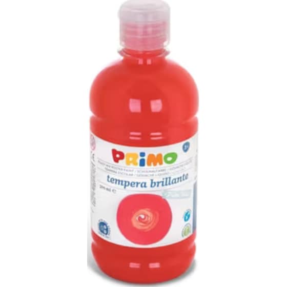 Χρώμα Τέμπερα Primo Μπουκάλι 500Ml Κόκκινο image 0