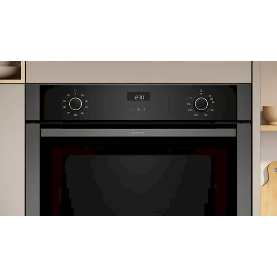 NEFF B1ACE4AG3 71 Lt Graphite Grey Εντοιχιζόμενος Φούρνος Άνω Πάγκου image 1