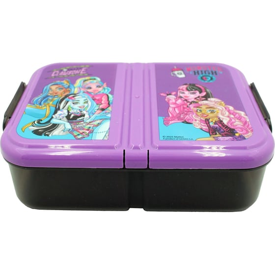 Φαγητοδοχείο 3 Χώρων Gim Monster High 900 ml image 0
