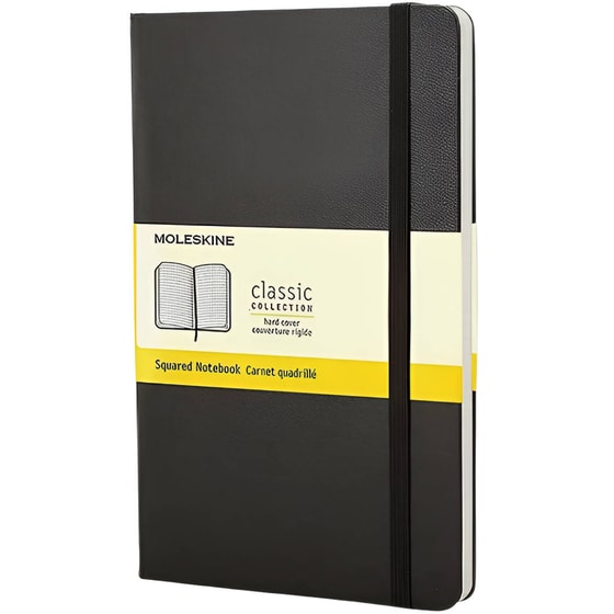 Σημειωματάριο Moleskine Large Καρέ Μαύρο (1 Τεμάχιο) image 0