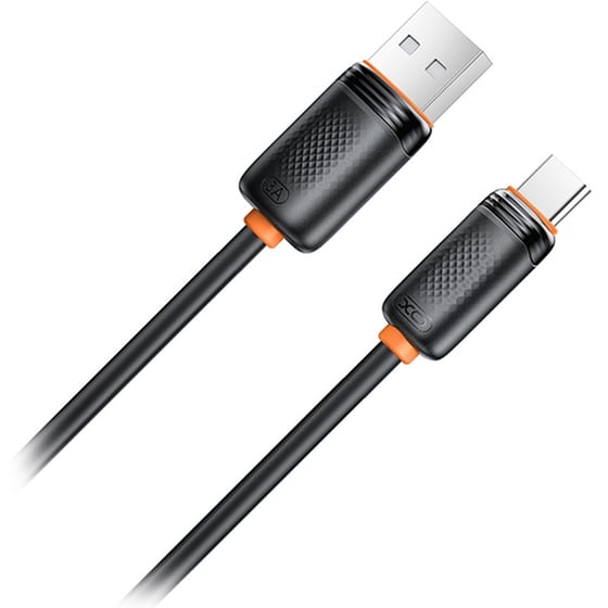 Καλώδιο XO NB302 USB-A Male σε USB-C Male 1m - Μαύρο image 2