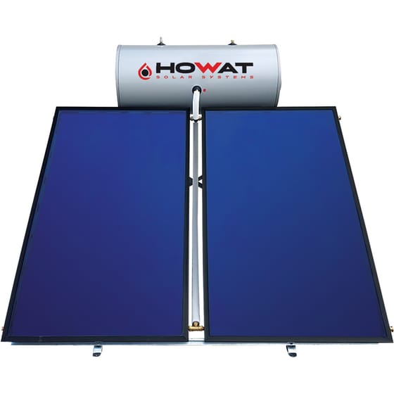Ηλιακός Θερμοσίφωνας HOWAT Glass 160L/3τμ Διπλής Ενέργειας Κεραμοσκεπής image 0