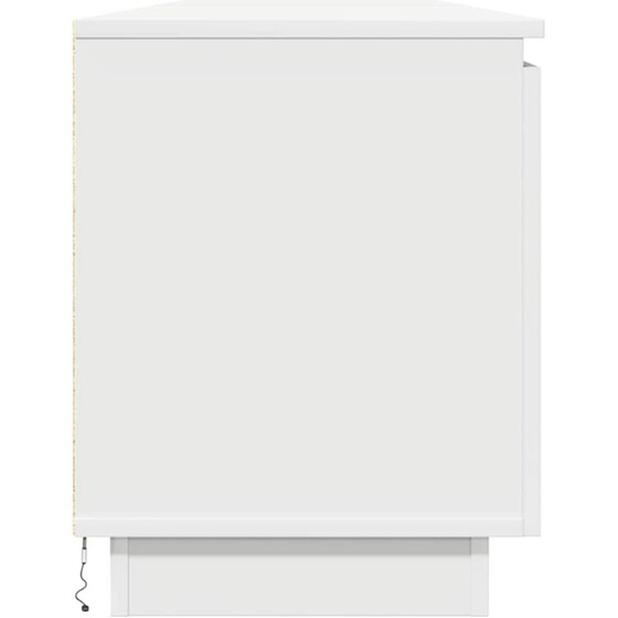 Έπιπλο Τηλεόρασης VidaXL με LED 180 x 38 x 49 cm - Λευκό image 5