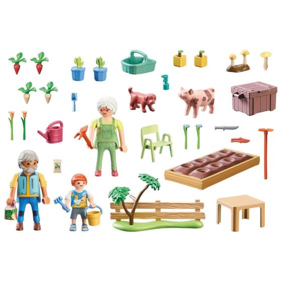 PLAYMOBIL® Country Ο λαχανόκηπος του παππού και της γιαγιάς (71443) image 1