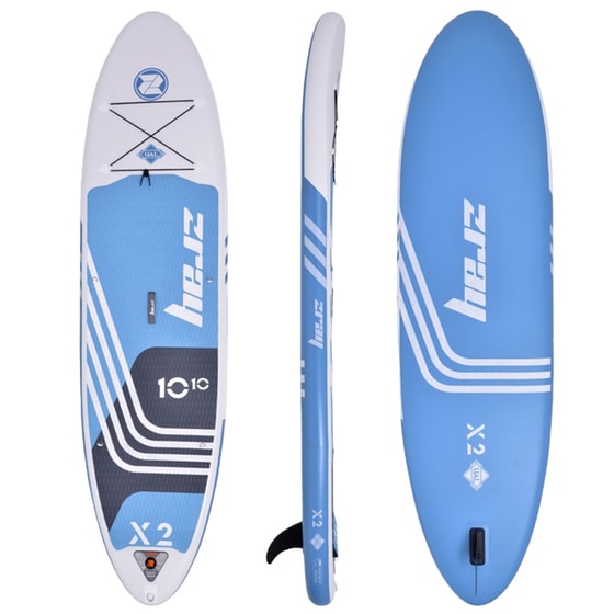 Φουσκωτή Σανίδα SUP X-Rider ZRAY X2 Deluxe Complete Package 330 x 81 cm - Γαλάζια image 2