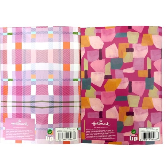 Τετράδιο Σημειώσεων Hallmark B6 40 Φύλλων Cubes-Tartan (1 Τεμάχιο) - Τυχαία Επιλογή Σχεδίου image 1