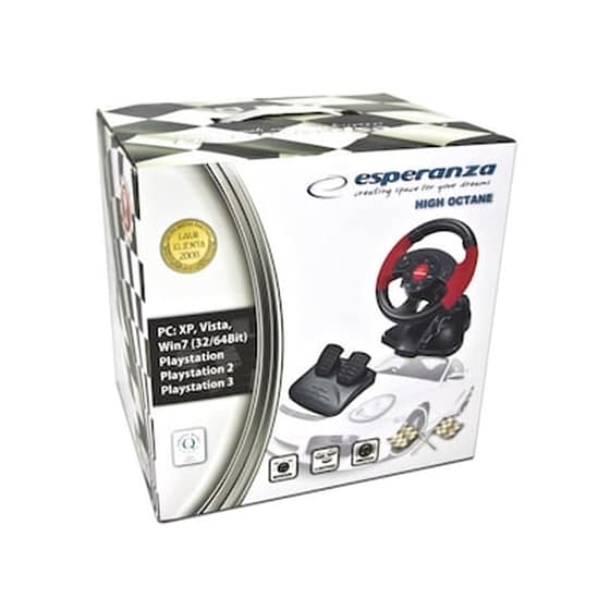 Esperanza Eg-103 Τιμονιέρα με Πετάλια για PC, PS3 image 2