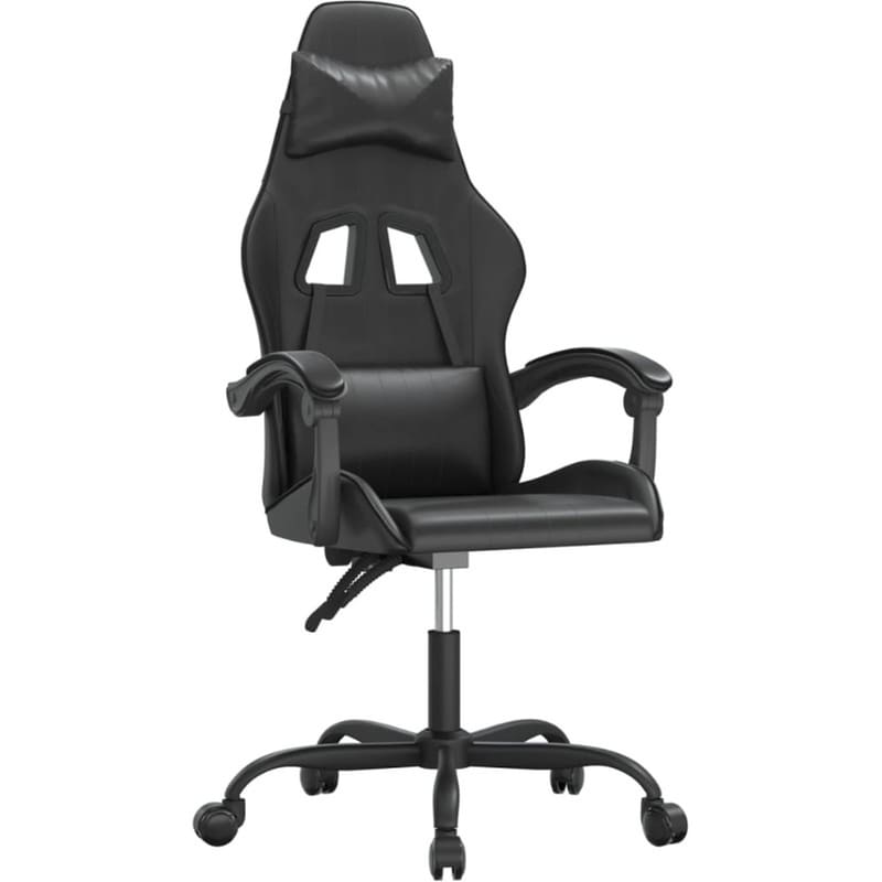 Καρέκλα Gaming VIDAXL 349527 από Τεχνητό Δέρμα - Μαύρη