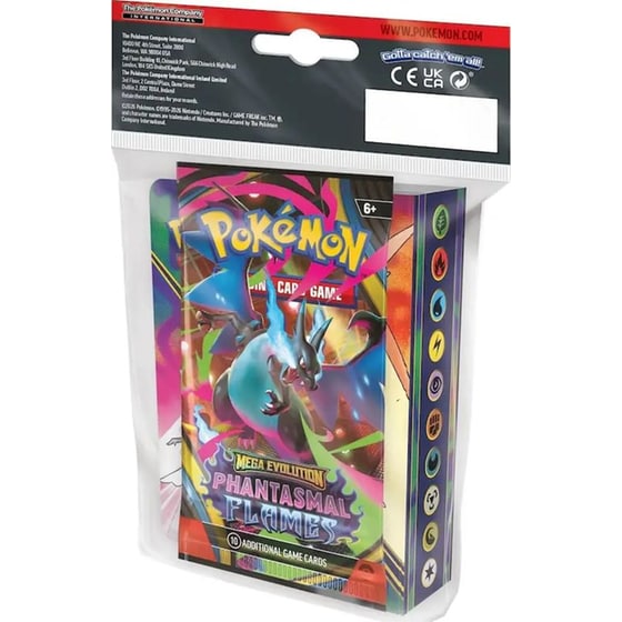 Pokemon TCG Mega Evolution Phantasmal Flames Mini Portfolio image 0