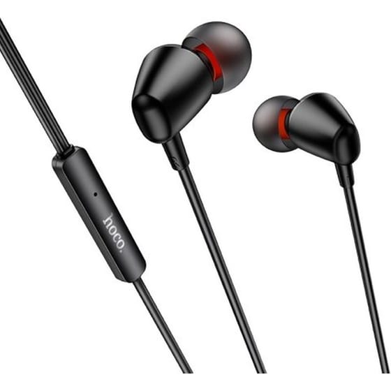 Hands Free Hoco M107 Discoverer Universal Earphones 3.5mm Μαύρο 1.2m image 3