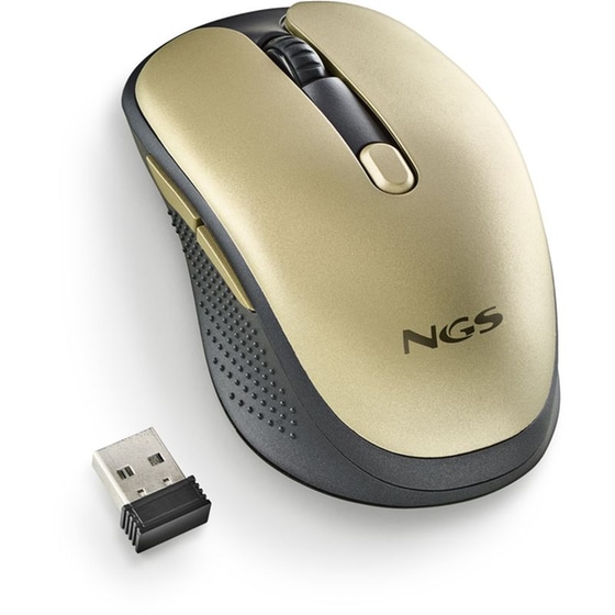 Ngs Evo Rust Gold Wireless Rechargeable Mouse Ασύρματο Αθόρυβο Επαναφορτιζόμενο Ποντίκι Σε Χρυσό Χρώμα image 3